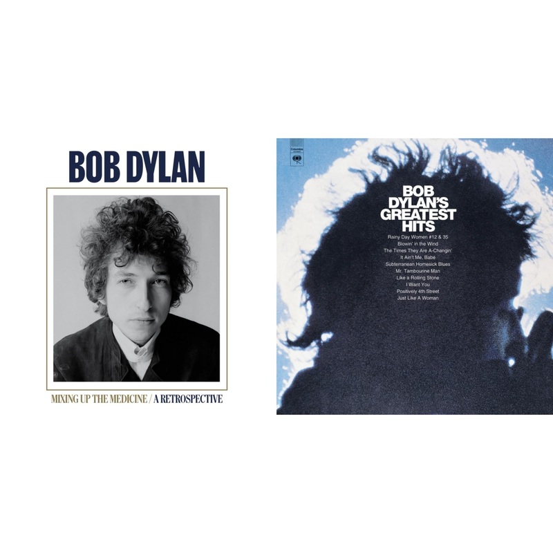 Bob Dylan – Mixing Up The Medicine & Greatest Hits (150G/Dl Card) – LP Vinyl Bundle