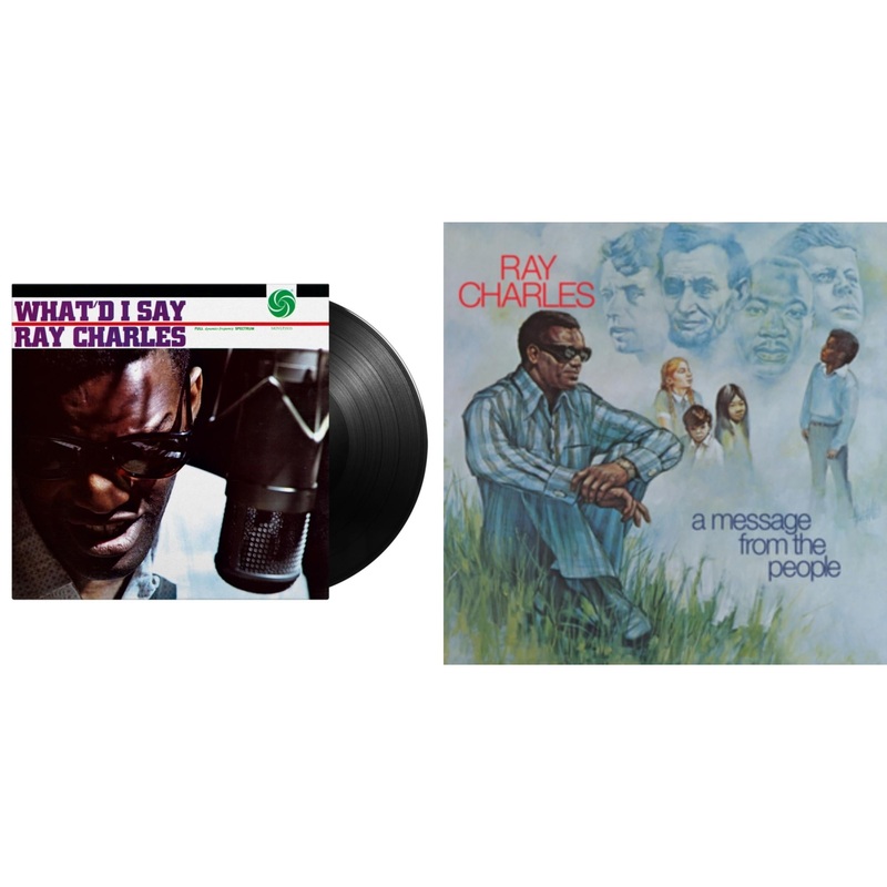 Ray Charles – What’d I Say (180G) & Message From The People (140G) – LP Vinyl Bundle