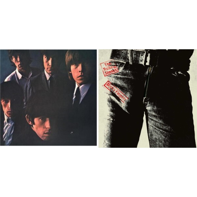 Rolling Stones – Rolling Stones No.2 (180G) & Sticky Fingers – LP Vinyl Bundle