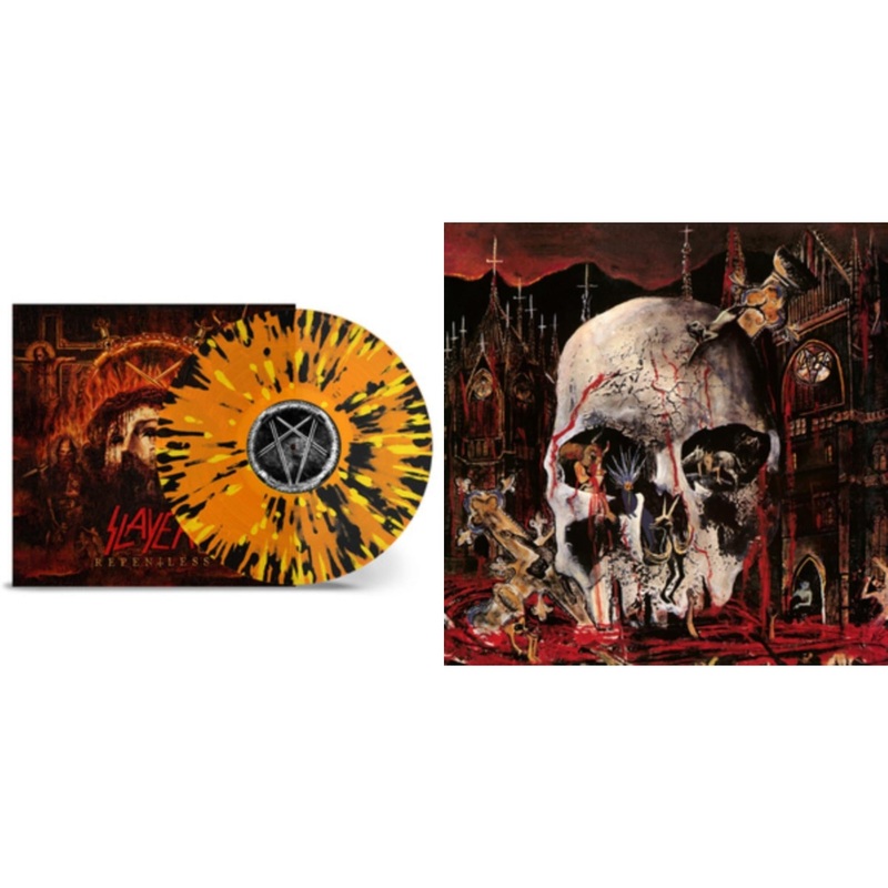 Slayer – Repentless (Trans Orange Yellow Black Splatter LP Vinyl) & South Of Heaven