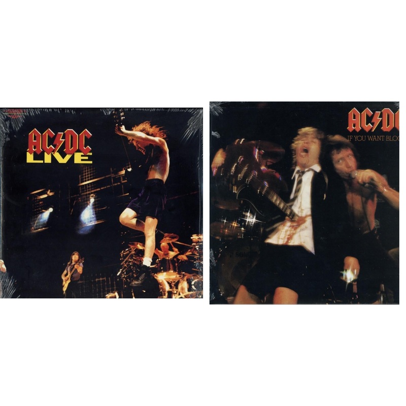 Ac/Dc – Live (2LP/180G) & If You Want Blood You’ve Got It (180G)
