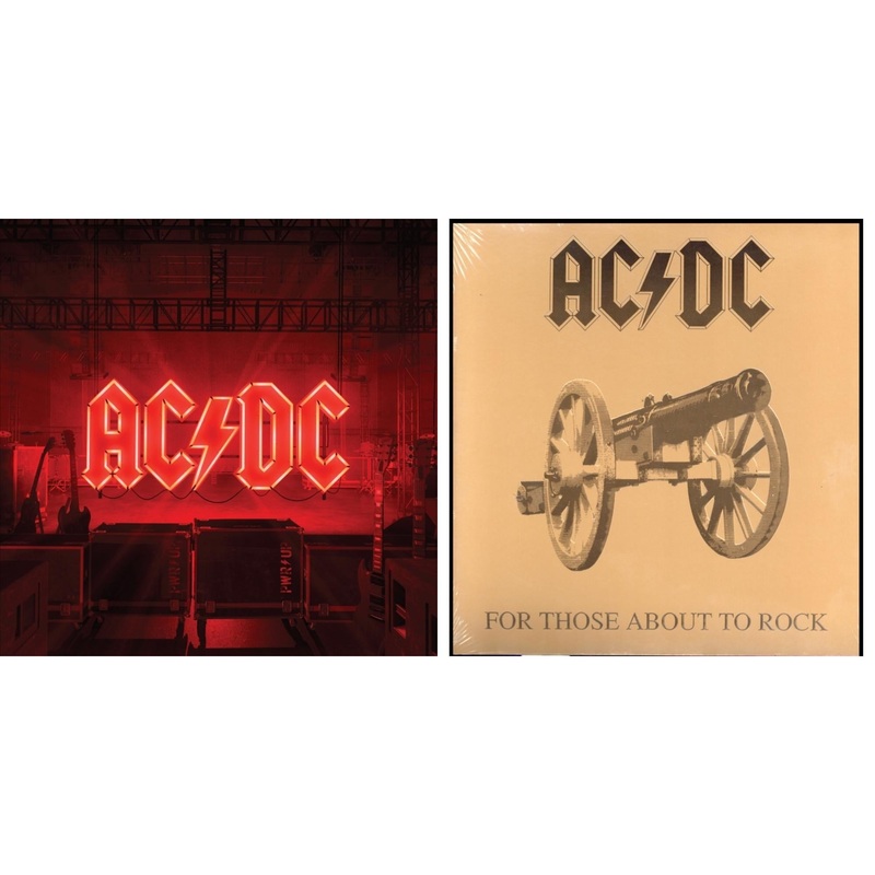 Ac/Dc – Power Up (180G/Gatefold Jacket/Inner Sleeve) & For Those About To Rock (180G) – LP Vinyl Bundle