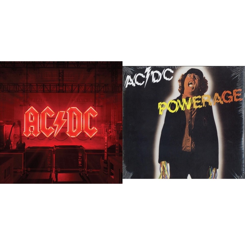 Ac/Dc – Power Up (180G/Gatefold Jacket/Inner Sleeve) & Powerage (180G) – LP Vinyl Bundle