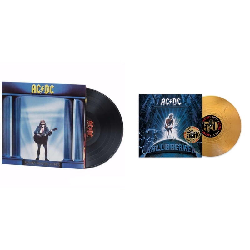 Ac/Dc – Who Made Who (180G) & Ballbreaker (50Th Anniversary/Gold Color LP Vinyl)