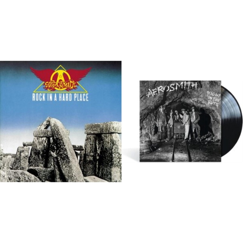 Aerosmith – Rock In A Hard Place & Night In The Ruts – LP Vinyl Bundle