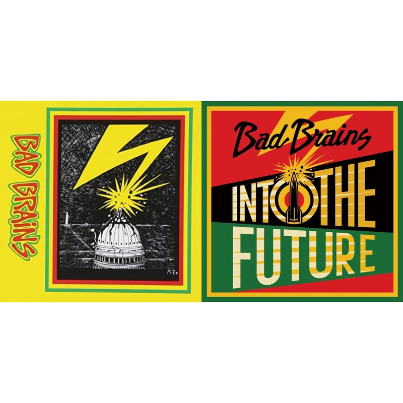 Bad Brains – Bad Brains & Into The Future (Green, Yellow, Red Splatter LP Vinyl)