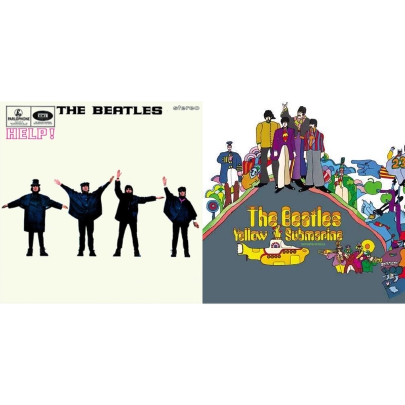 Beatles – Help & Yellow Submarine – LP Vinyl Bundle