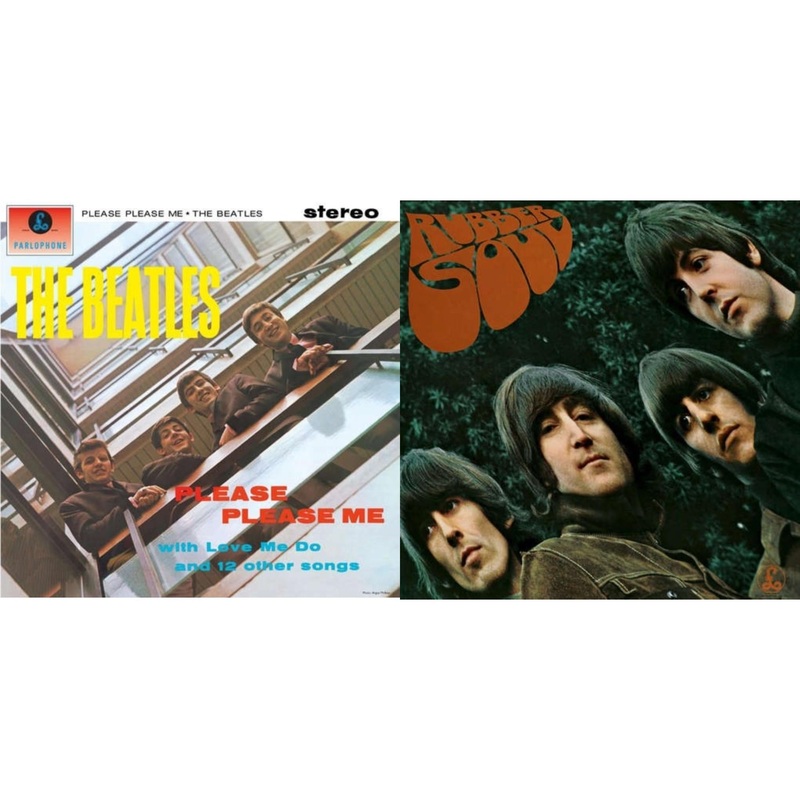 Beatles – Please Please Me & Rubber Soul – LP Vinyl Bundle