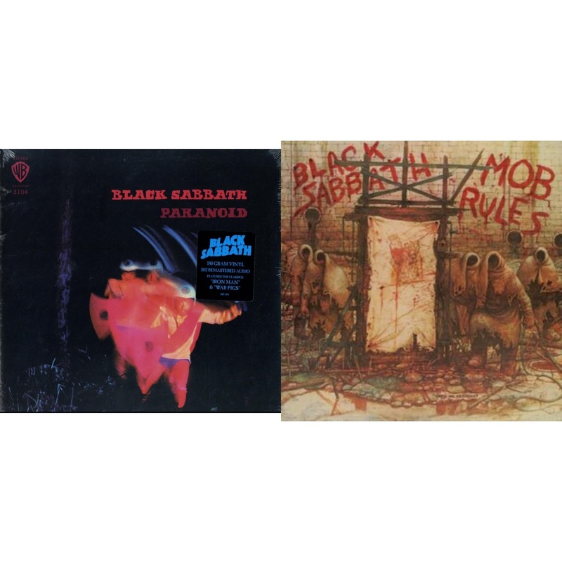 Black Sabbath – Paranoid (180G) & Mob Rules (Deluxe/2LP)