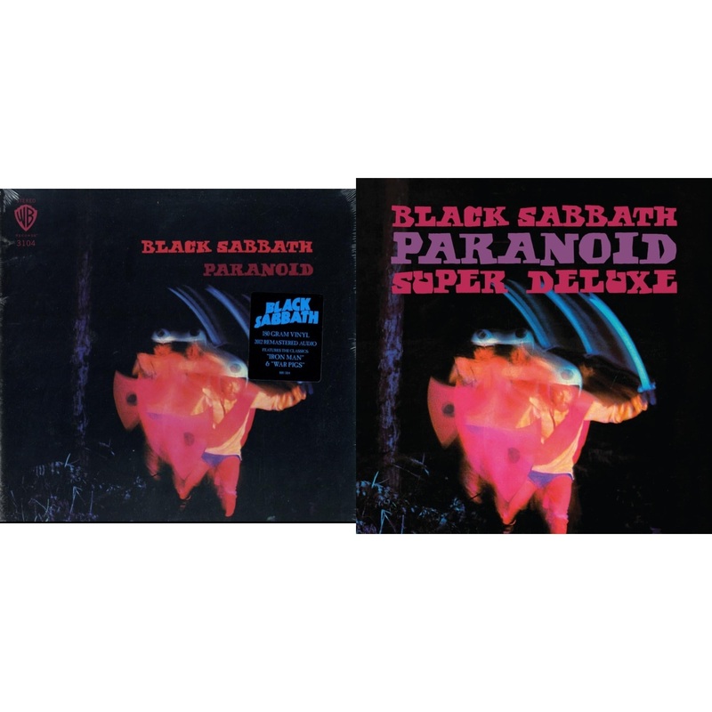 Black Sabbath – Paranoid (180G) & Paranoid (Deluxe Edition) – LP Vinyl Bundle