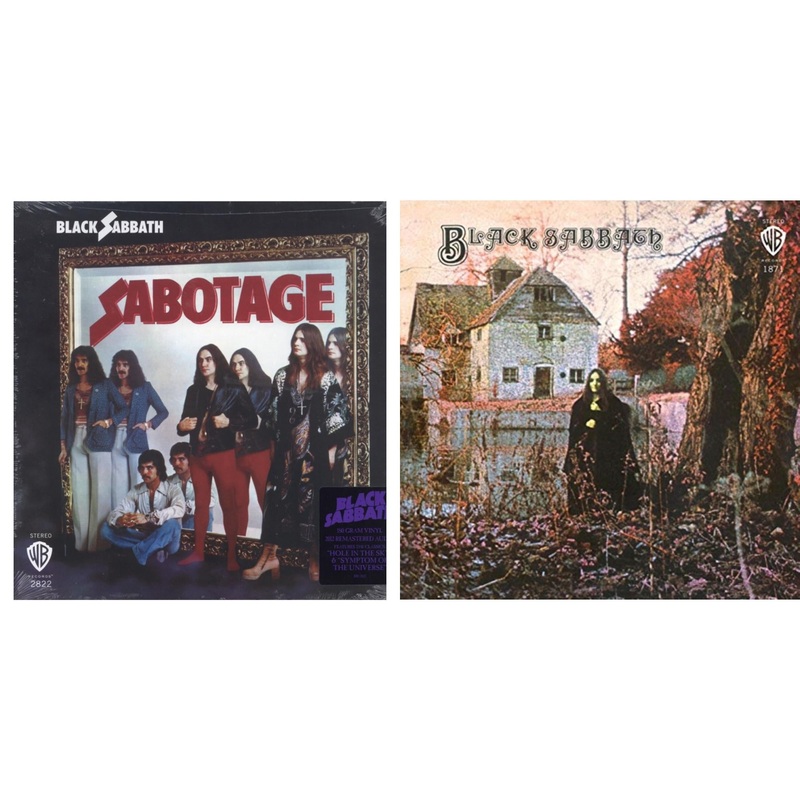 Black Sabbath – Sabotage (180G) & Black Sabbath (180G) – LP Vinyl Bundle