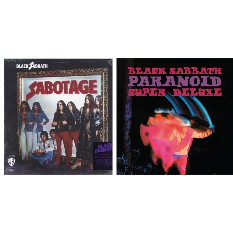 Black Sabbath – Sabotage (180G) & Paranoid (Deluxe Edition) – LP Vinyl Bundle