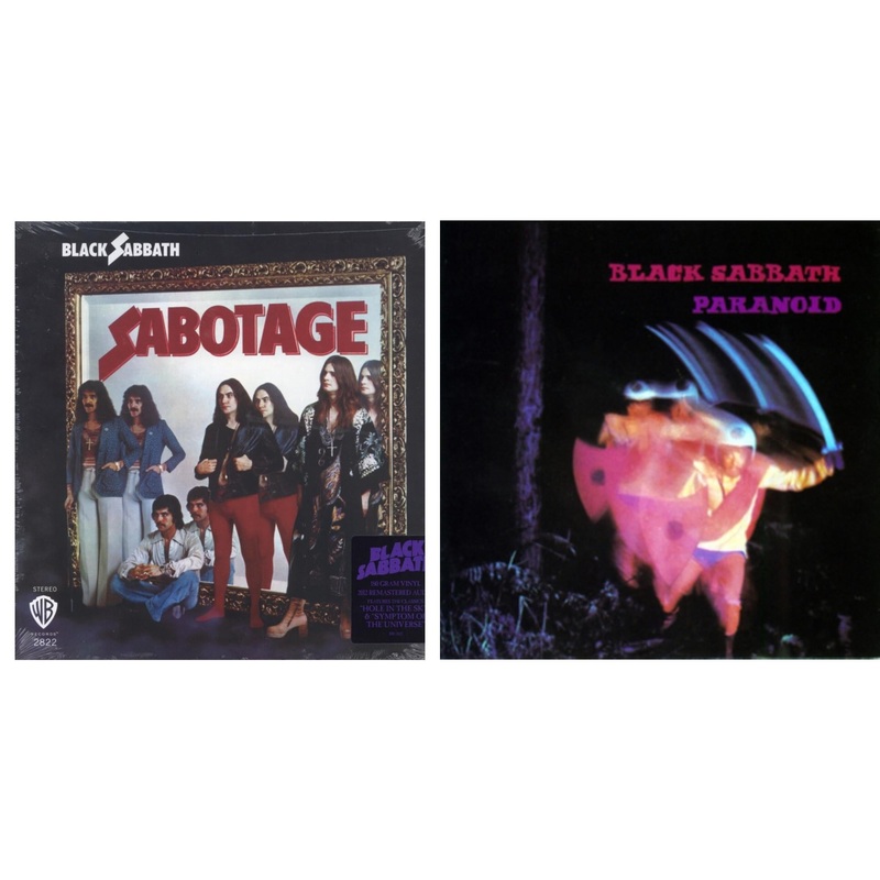 Black Sabbath – Sabotage (180G) & Paranoid – LP Vinyl Bundle