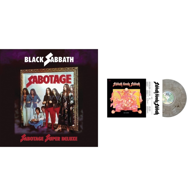 Black Sabbath – Sabotage (Super Deluxe Edition/4LP/7Inch) & Sabbath Bloody Sabbath (Smoky LP Vinyl) (Syeor)