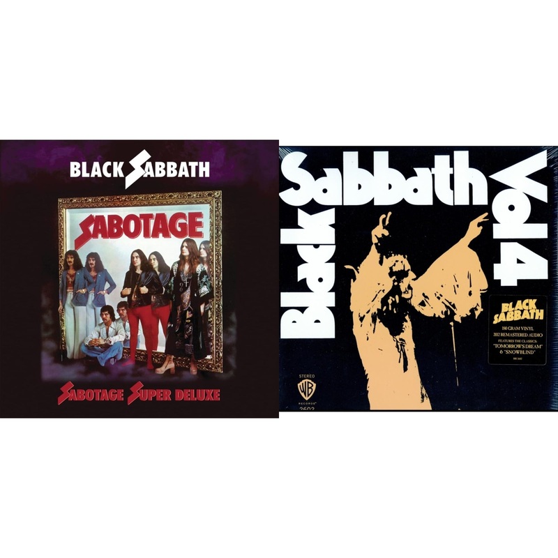 Black Sabbath – Sabotage (Super Deluxe Edition/4LP/7Inch) & Vol. 4 (180G)