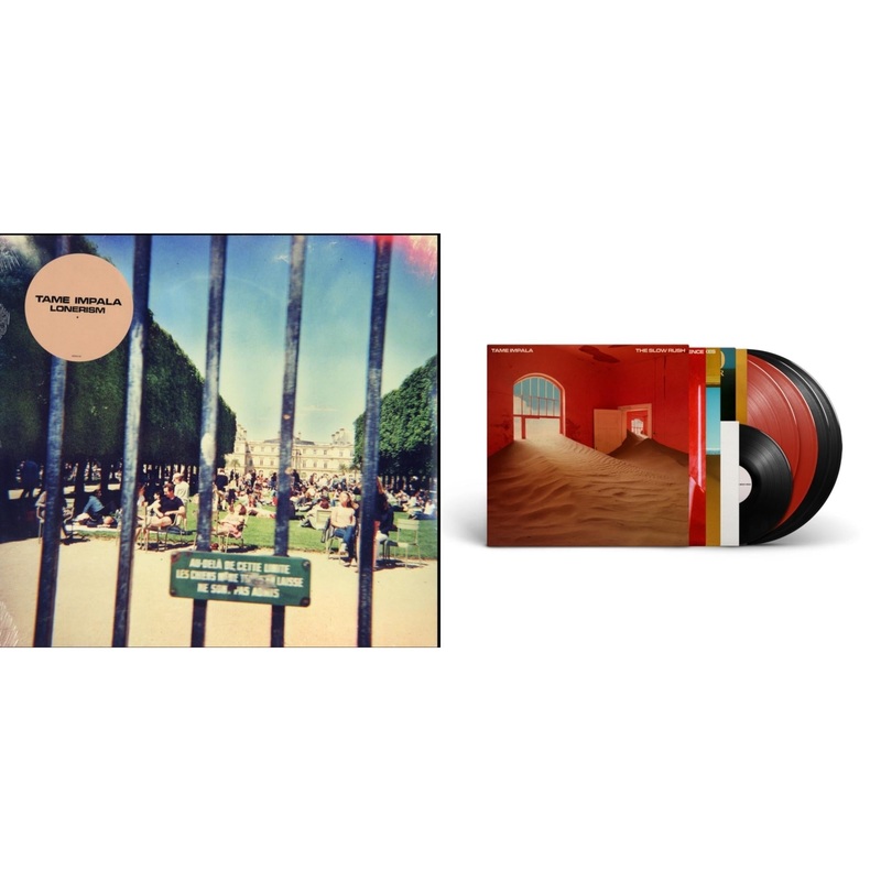 Tame Impala – Lonerism & Slow Rush (Deluxe/2-Transparent Red LP Vinyl/3-Black LP Vinyl)