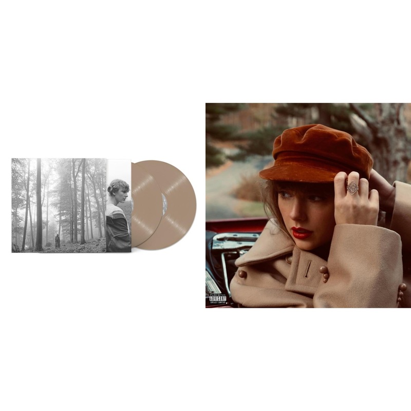 Taylor Swift – Folklore (X) (Beige Vinyl/2LP) & Red (Taylor’s Version) (4LP)