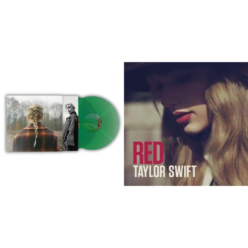 Taylor Swift – Taylor Swift – Evermore (Translucent Green Vinyl/2LP) & Red