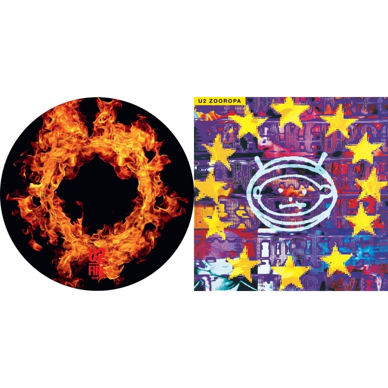 U2 – Fire (40Th Anniversary Edition/Picture Disc) & Zooropa (Transparent Yellow/2LP)