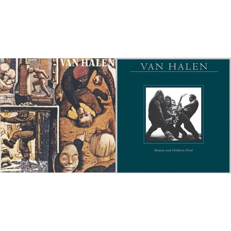 Van Halen – Fair Warning & Women & Children First – LP Vinyl Bundle