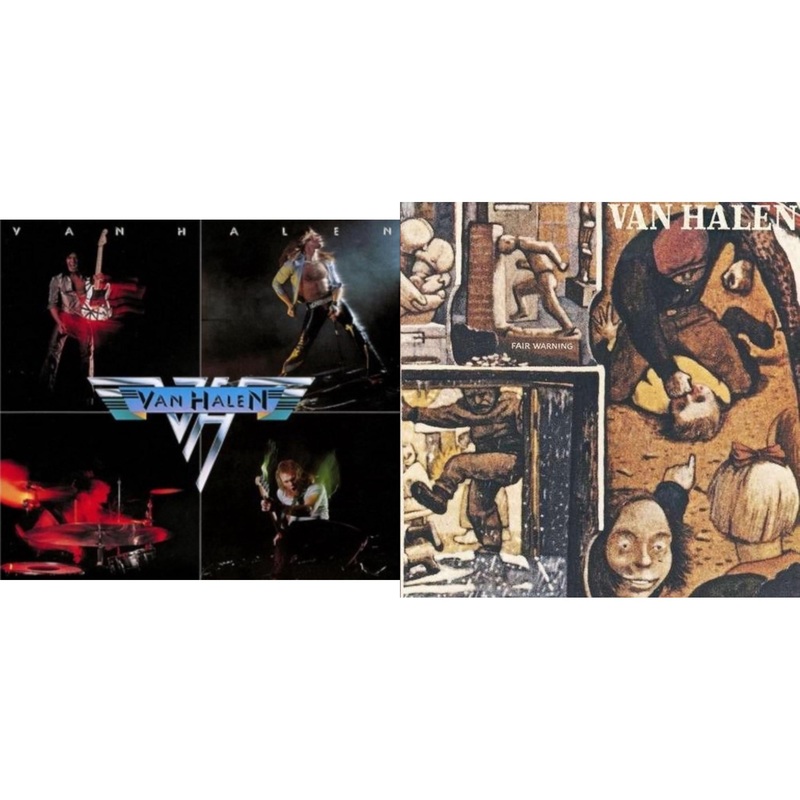 Van Halen – Van Halen (Digitally Remastered) & Fair Warning – LP Vinyl Bundle