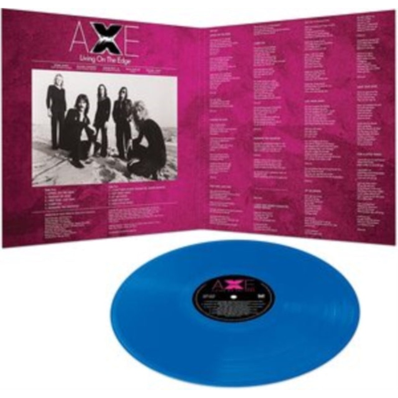 Axe – Living On The Edge (Blue LP Vinyl)