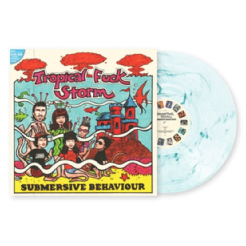 Tropical Fuck Storm – Submersive Behaviour (Clear & Aqua Blue Smoke LP Vinyl)