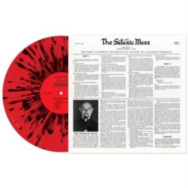 Anton Lavey – Satanic Mass (Red/Black Splatter LP Vinyl)