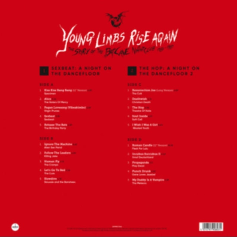 Various Artists – Young Limbs Rise Again  The Story Of The Batcave Nightclub 1982  1985 (140G/2LP)