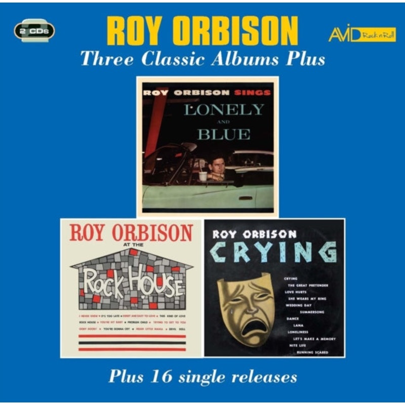 Roy Orbison – 3 Classic Albums Plus – CD