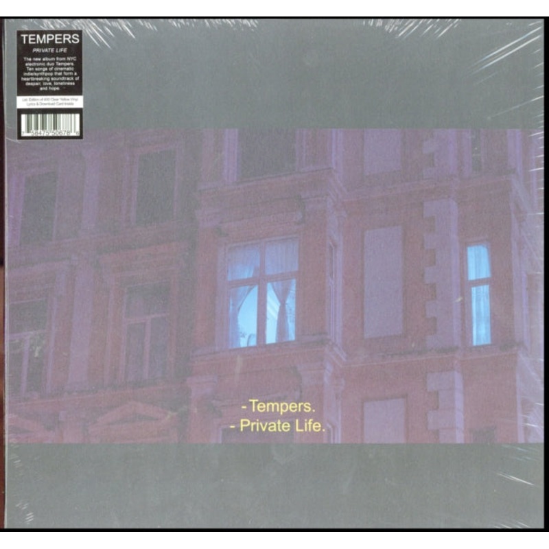 Tempers – Private Life (Clear Yellow LP Vinyl)