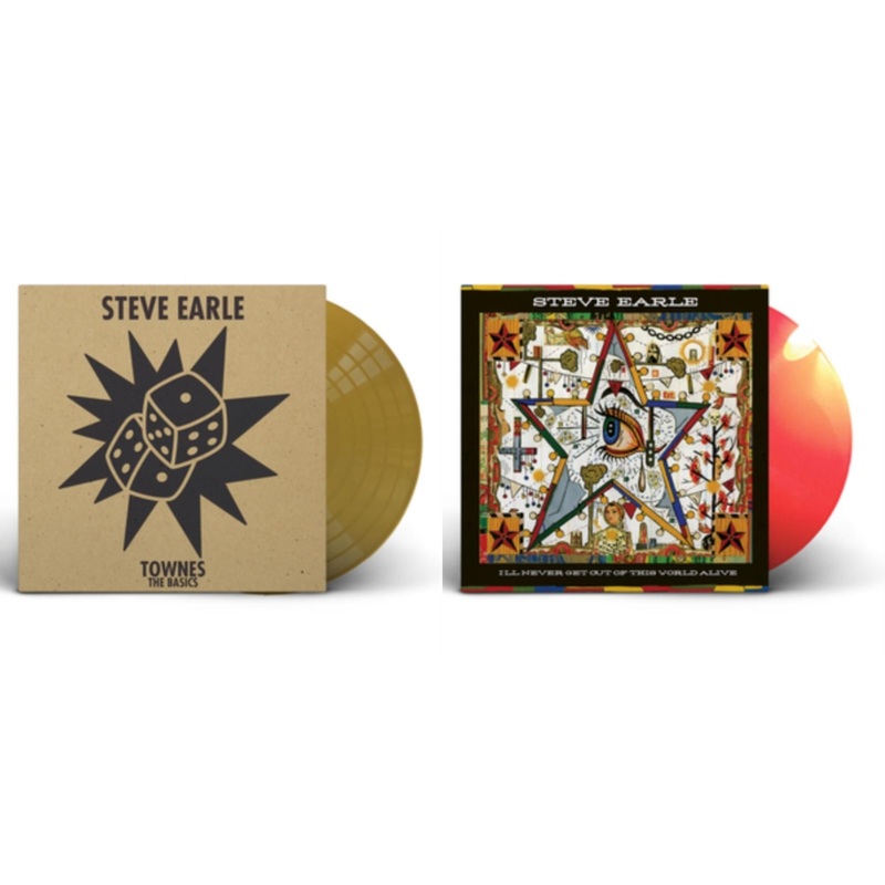 Steve Earle – Townes: The Basics (Gold LP Vinyl) & I’ll Never Get Out Of This World Alive (Orange LP Vinyl)