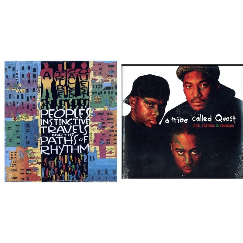 Tribe Called Quest – Peoples Instinctive Travels & Paths Of Rhythm & Hits, Rarities & Remixes – LP Vinyl Bundle