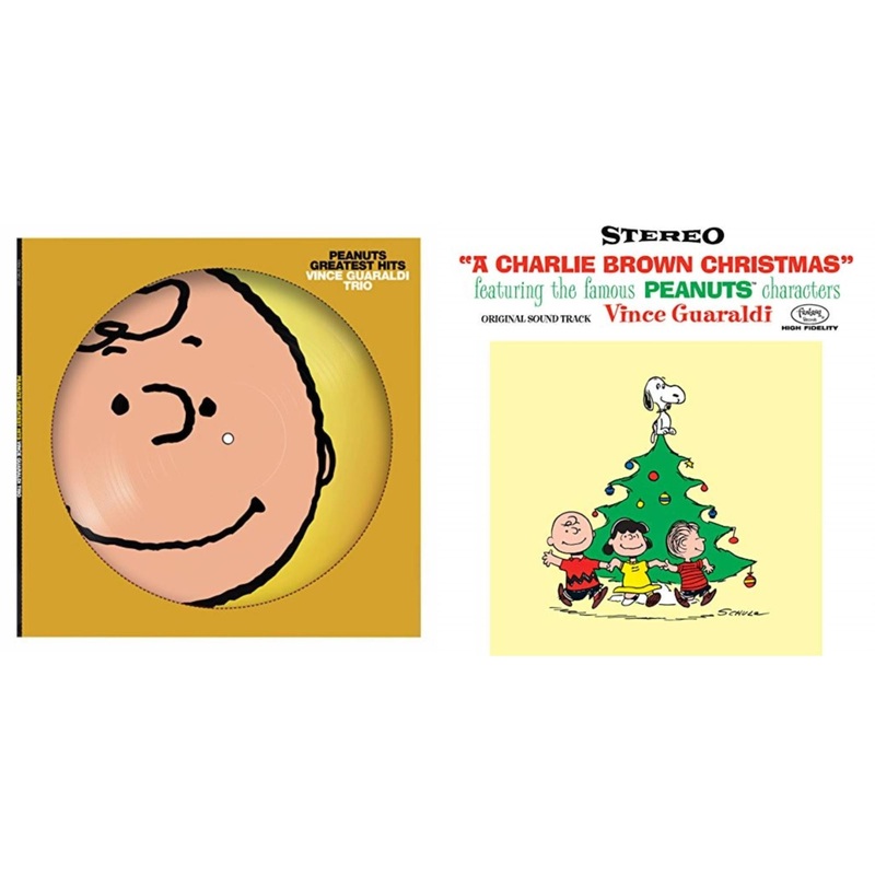 Vince Trio Guaraldi – Peanuts Greatest Hits (Picdisc) & Charlie Brown Christmas (180G) – LP Vinyl Bundle