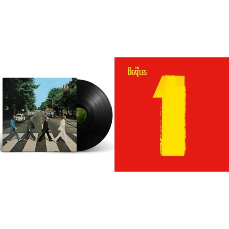 Beatles – Abbey Road Anniversary & 1 (2015 Reissue) – LP Vinyl Bundle