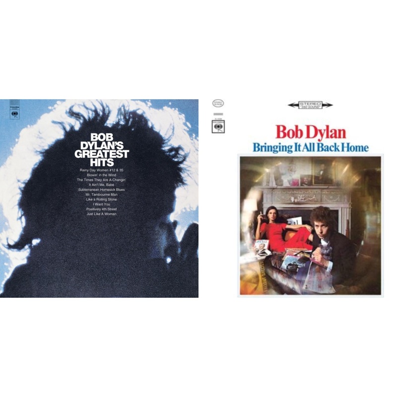 Bob Dylan – Greatest Hits (150G/Dl Card) & Bringing It All Back Home – LP Vinyl Bundle