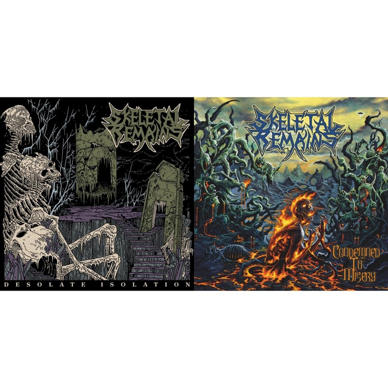 Skeletal Remains – Desolate Isolation (LP/CD/180G/10Th Anniversary Edition) & Condemned To Misery (180G/Reissue)