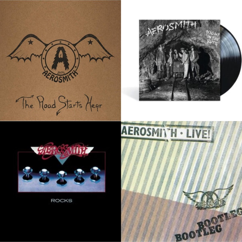 Aerosmith – 1971: The Road Starts Here & Night In The Ruts & Rocks & Live! Bootleg (2LP)