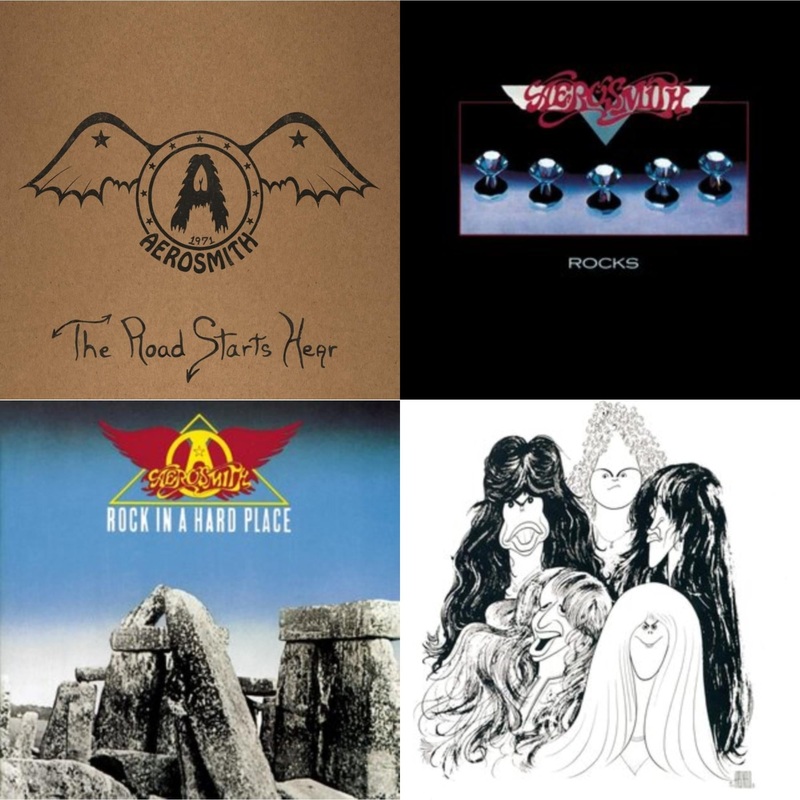 Aerosmith – 1971: The Road Starts Here & Rocks & Rock In A Hard Place & Draw The Line – LP Vinyl Bundle