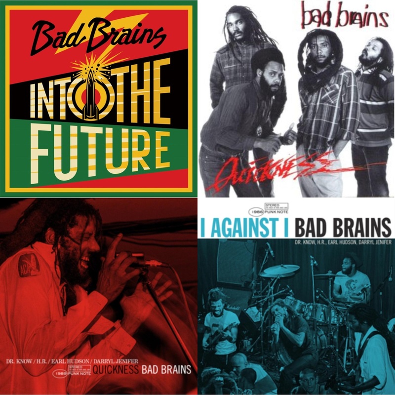 Bad Brains – Into The Future (Green, Yellow, Red Splatter LP Vinyl) & Quickness & Quickness (Punk Note) & I Against I – Punk Note