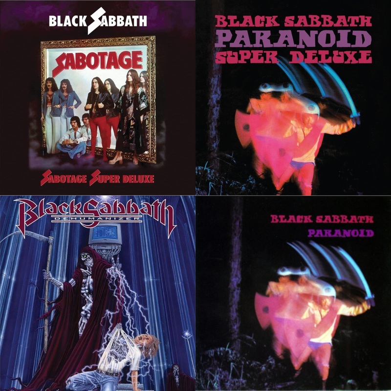 Black Sabbath – Sabotage (Super Deluxe Edition/4LP/7Inch) & Paranoid (Deluxe Edition) & Dehumanizer (Deluxe Edition/2LP) (Rocktober) & Paranoid