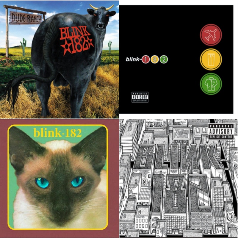 Blink-182 – Dude Ranch & Take Off Your Pants & Jacket & Cheshire Cat & Neighborhoods – LP Vinyl Bundle