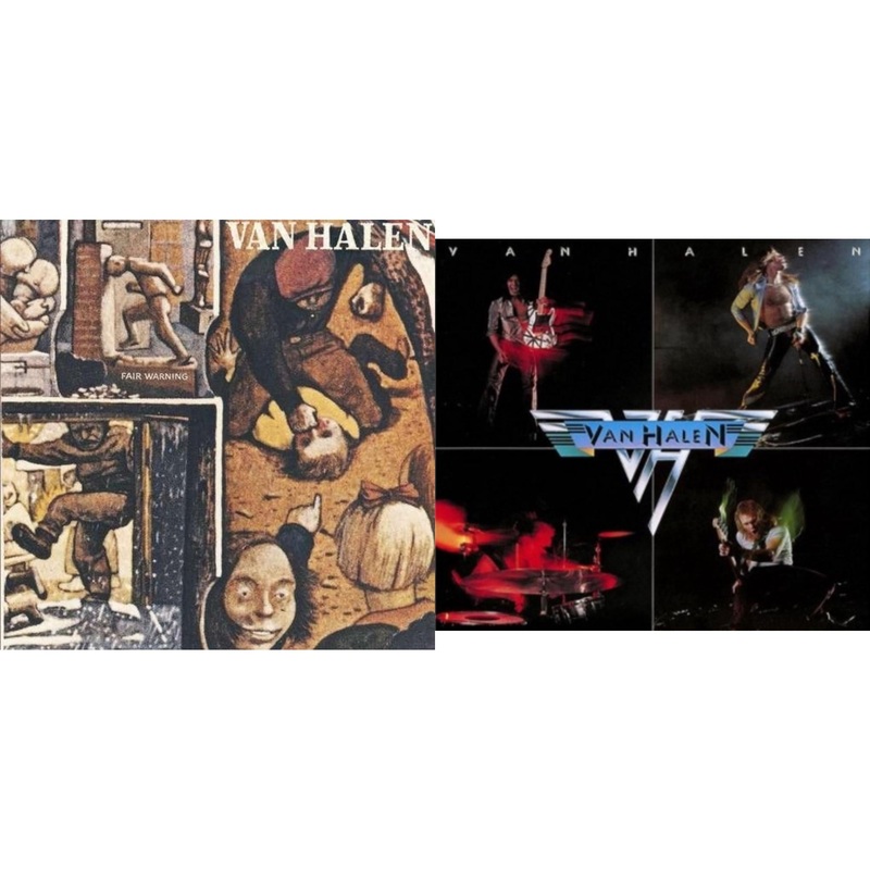Van Halen – Fair Warning & Van Halen (Digitally Remastered) – LP Vinyl Bundle