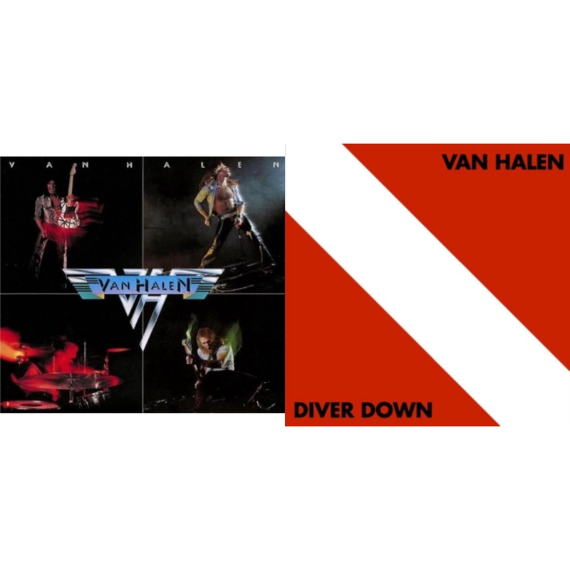 Van Halen – Van Halen (Digitally Remastered) & Diver Down – LP Vinyl Bundle