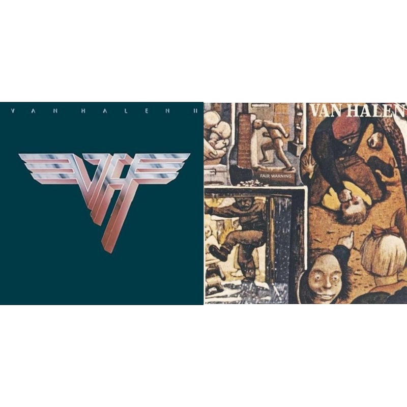 Van Halen – Van Halen Ii (180G/Remastered) & Fair Warning – LP Vinyl Bundle