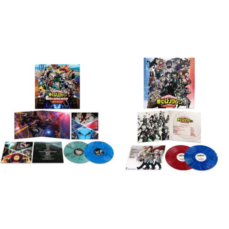 Yuki Hayashi – My Hero Academia: World Heroes’ Mission Ost & My Hero Academia: Season 5 Ost (2LP/1-Opaque Blue Marble/2-Opaque Red Mable Vinyl)