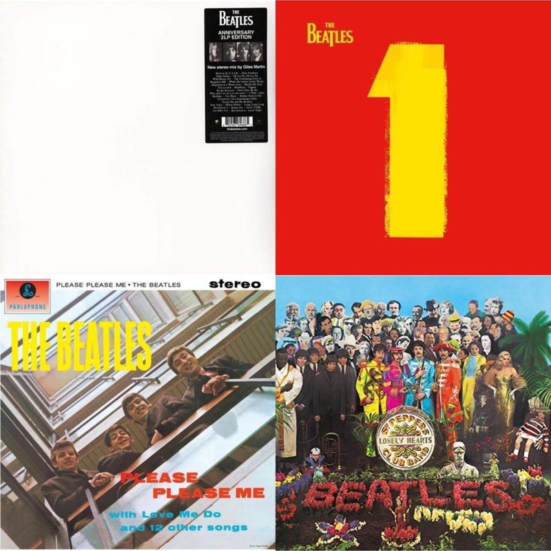 Beatles – Beatles (The White Album) (2 LP) & 1 (2015 Reissue) & Please Please Me & Sgt. Pepper’s Lonely Hearts Club Band (2017 Stereo Mix/180G/Original Stencils)