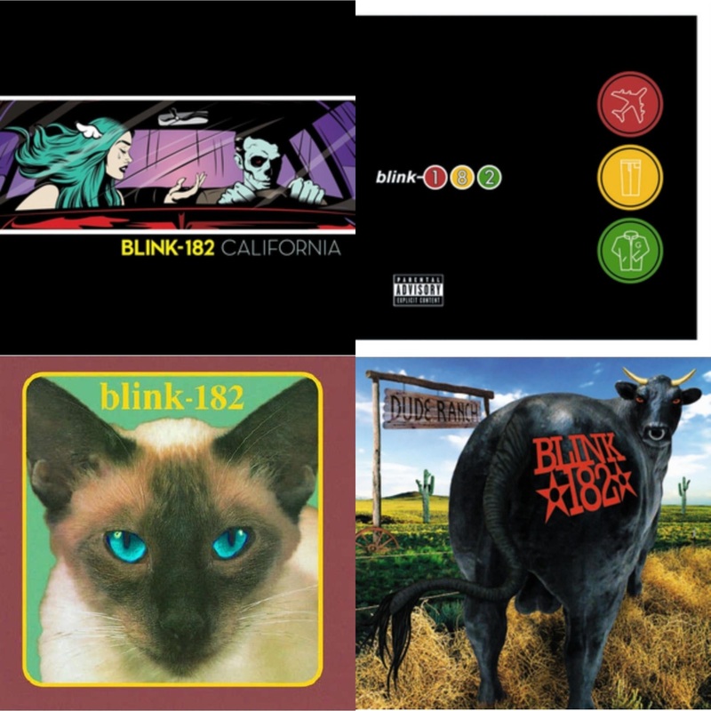 Blink-182 – California (Deluxe/2LP/180G) & Take Off Your Pants & Jacket & Cheshire Cat & Dude Ranch