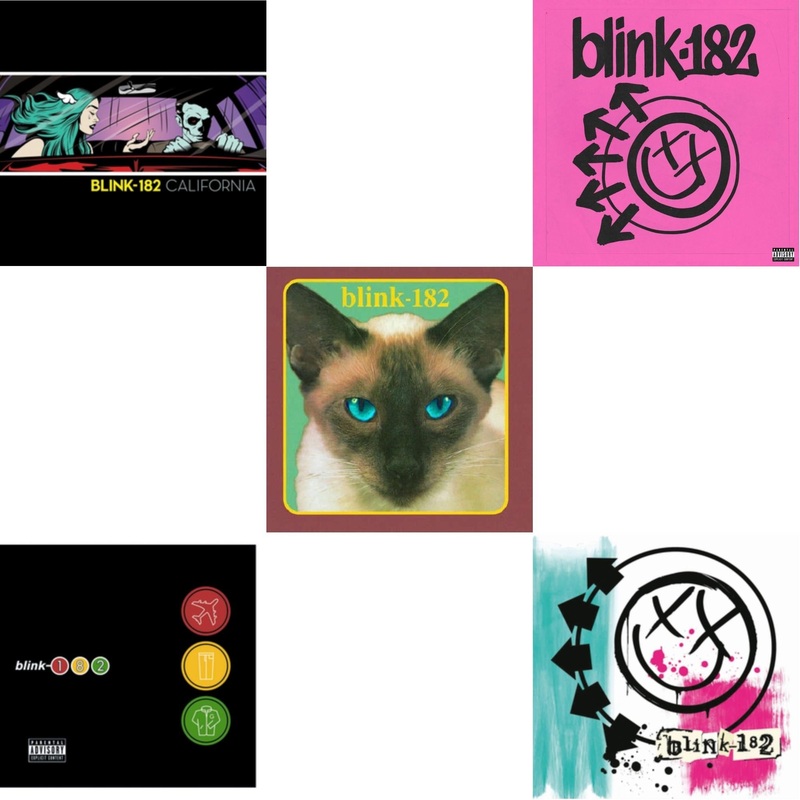 Blink-182 – California (Deluxe/2LP/180G) & Take Off Your Pants & Jacket & Cheshire Cat & One More Time (X) & Blink-182