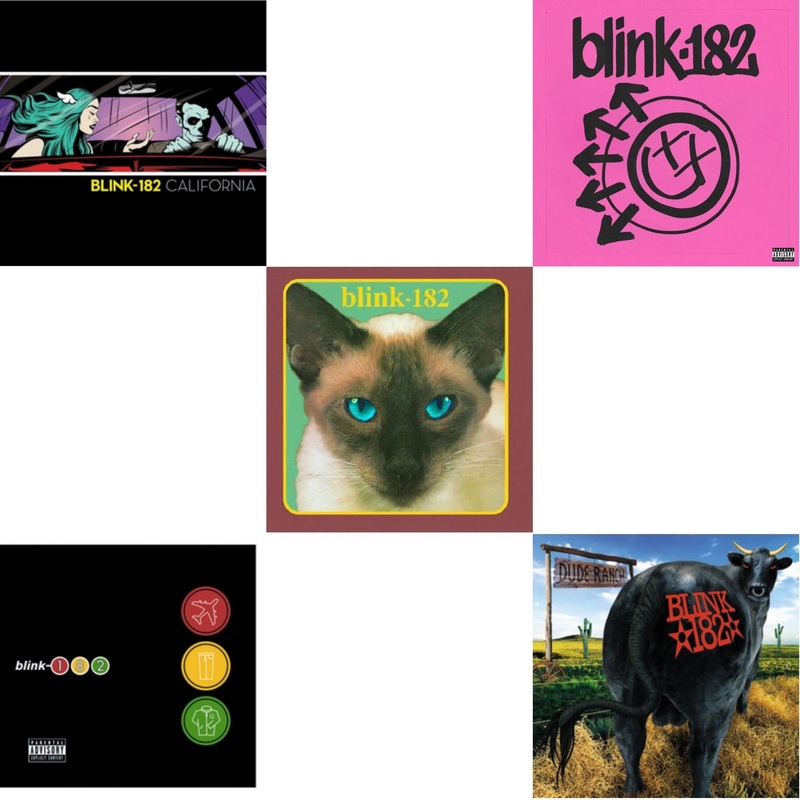 Blink-182 – California (Deluxe/2LP/180G) & Take Off Your Pants & Jacket & Cheshire Cat & One More Time (X) & Dude Ranch